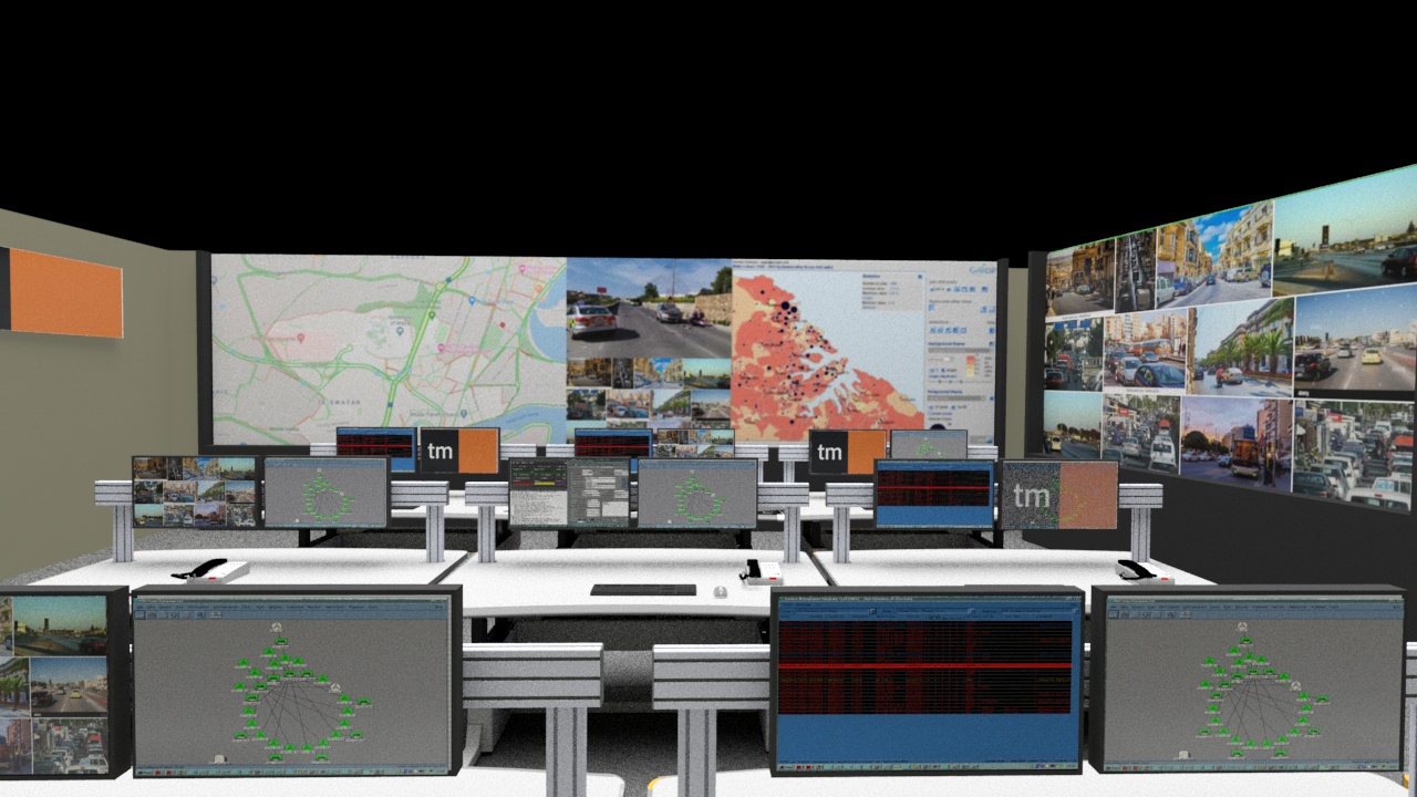 55in HD LCD Display
